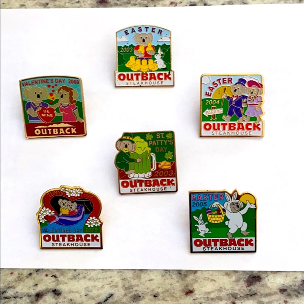 Outback Pins - rare holiday
